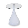 Manhattan Comfort Lava Accent Table in White ET003-WH